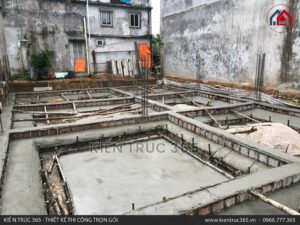 Thi công nhà chú Tuấn - Bắc  Kạn