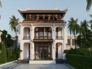 Thiết kế kiến trúc nhà chị Tú – Hà Nội