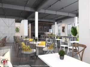 Thiết kế quán cafe chị Bình – Hải Phòng