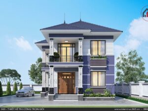 Thiết kế nhà anh Hanh - Hòa Bình