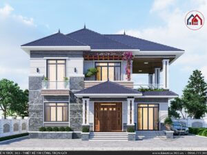 Thiết kế nhà anh Mạnh - Vĩnh Phúc