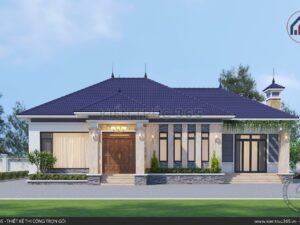 Thiết kế nhà anh Hưng - Thái Nguyên